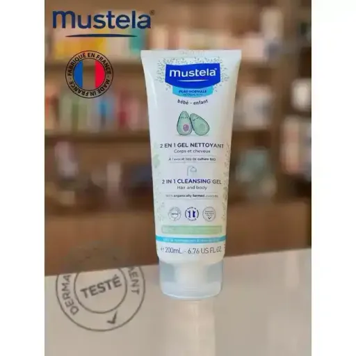 Mustela 2 En 1 Gel Nettoyant Corps Et Cheveux   thumbnail 2