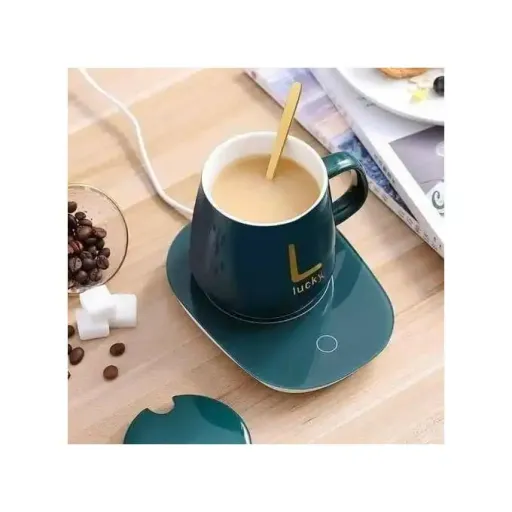 Lucky Tasse À Café En Céramique Avec Coussin Chauffant, Chauffe Électrique Pour Café, Lait, Thé thumbnail 4