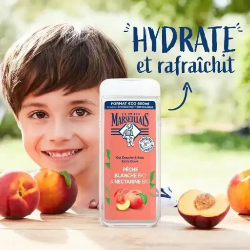 Extra Doux Douche Péché Blanche Bio & Nectarine Bio thumbnail 2