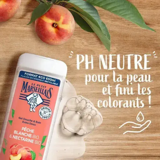 Extra Doux Douche Péché Blanche Bio & Nectarine Bio thumbnail 3