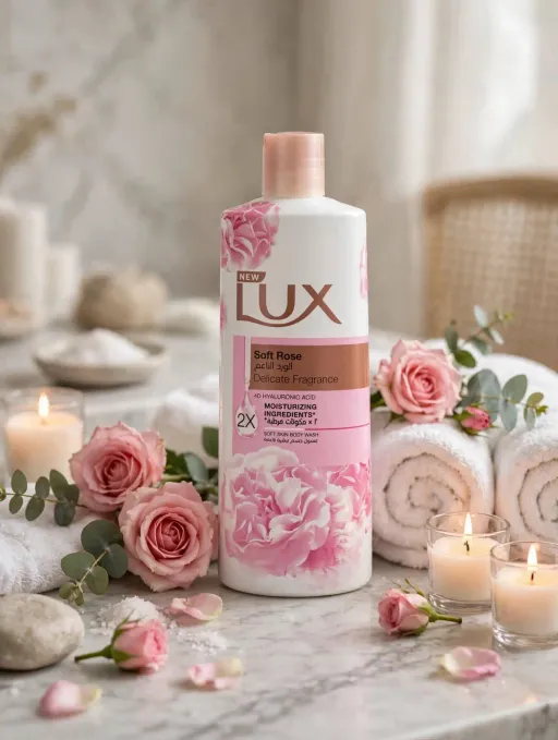 Gel Douche Hydratant À L’acide Hyaluronique Au Parfum Délicat De Rose thumbnail 2