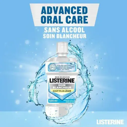 Listerine Bain Bouche Soin Blancheur By Listerine 500 Ml , New Grand Model thumbnail 1