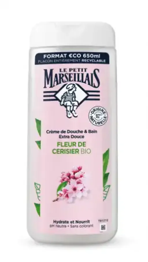 Gel Douche Crème Fleur De Cerisier Bio thumbnail 1