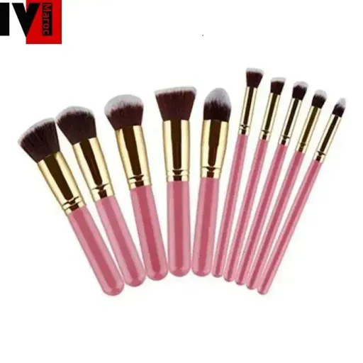 Kit De 10 Pinceaux Maquillage Professionnel thumbnail 4