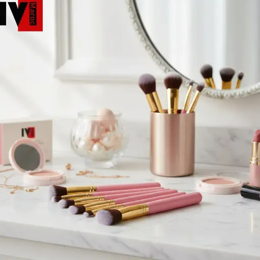 Kit De 10 Pinceaux Maquillage Professionnel thumbnail 3