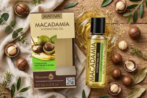 Huile Capillaire Hydratante À La Macadamia Pour Cheveux Secs Et Abîmés thumbnail 2