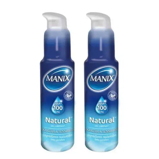 Manix 2 Gel Lubrifiant Intime Natural 100 Ml thumbnail 1