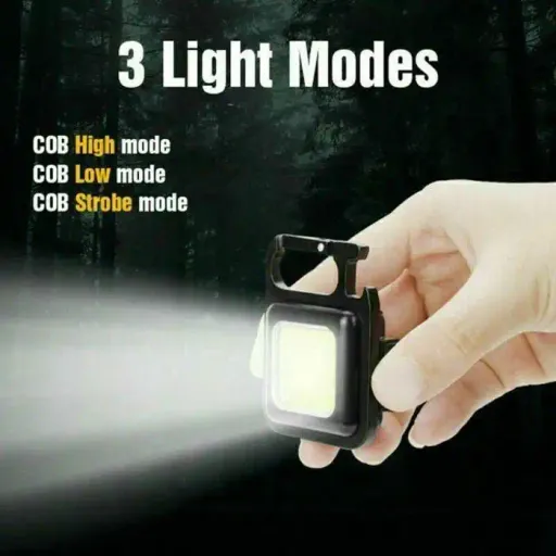 Mini Lampe Led Multi-usage - Portable Avec Clés thumbnail 2