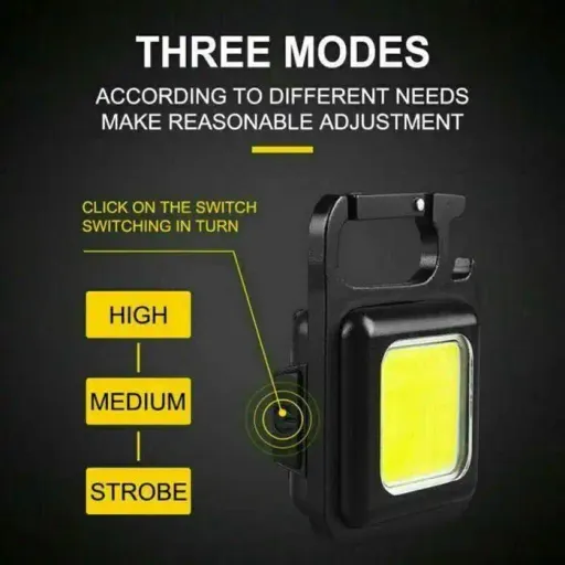 Mini Lampe Led Multi-usage - Portable Avec Clés thumbnail 3