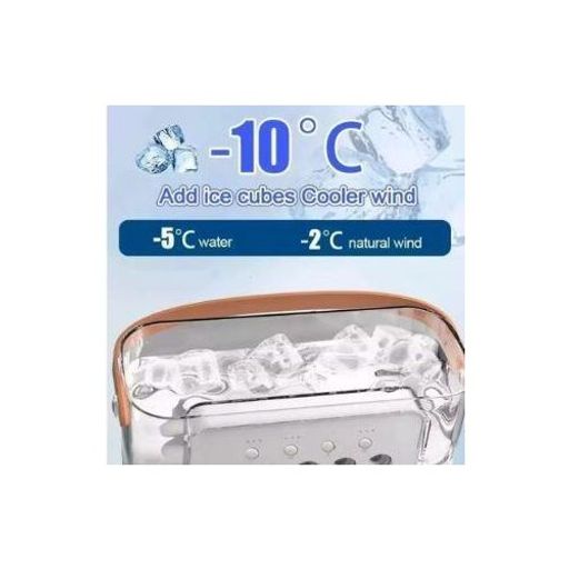 Ventilateur Climatiseur Portable Usb – Mini Air Cooler Avec Brumisateur, 3 Vitesses thumbnail 3