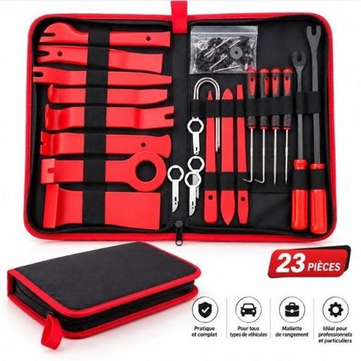 Kit Outils Démontage Automobile 23 Pièces - Mallette thumbnail 1