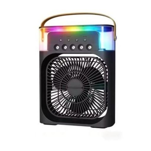 Ventilateur Climatiseur Portable Usb – Mini Air Cooler Avec Brumisateur, 3 Vitesses thumbnail 1