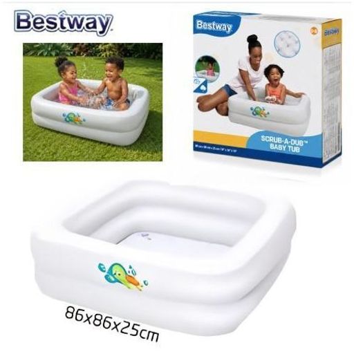 Baignoire Gonflable Bébé 0-3 Ans & Enfant - Portable Scrub-a-dub thumbnail 3