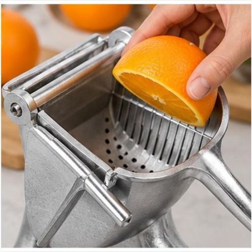 Presse-agrumes Manuel En Aluminium – Orange, Citron & Pamplemousse – 23 × 22 Cm thumbnail 2