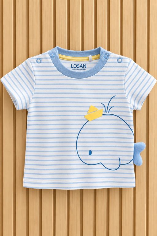 Tenue Bébé Coton 3p Poisson thumbnail 2