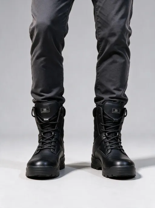 Bottines Tactiques Commando Boots 9 Noires thumbnail 1