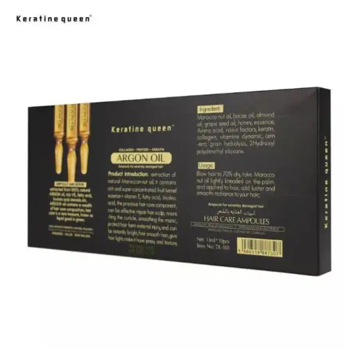 Ampoules Pour Cheveux Abîmés À L'huile D'argan (10 X 13 Ml) thumbnail 4