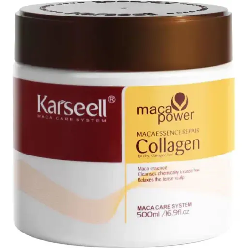 Masque Capillaire - Collagène - Huile D'argan - Répare Cheveux Abîmés  thumbnail 1
