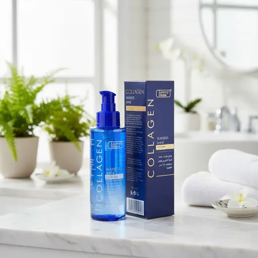 Sérum Pour Cheveux Collagen : Hydrate Et Rend Vos Cheveux Doux Et Soyeux. thumbnail 4