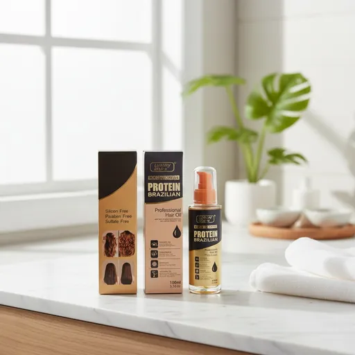 Sérum Capillaire De Luxe Aux Protéines Brésiliennes Et Huile Capillaire Professionnelle Luxury Shine thumbnail 3