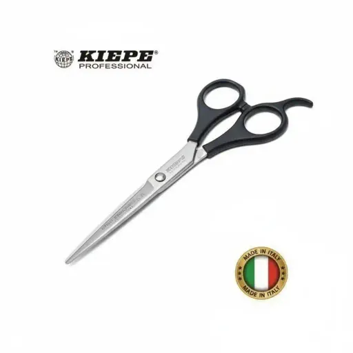Ciseaux Professionnels De Coupe Kiepe 5.5 Noir thumbnail 1