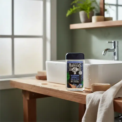 Le Petit Marseillais Gel Douche Minéraux Et Bois De Cèdre thumbnail 3