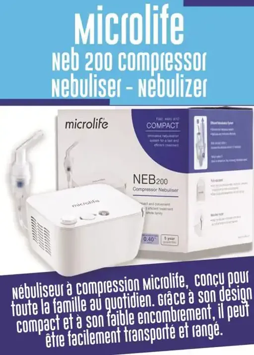 Nébuliseur À Compression Microlife Neb 200 thumbnail 2
