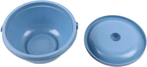 Chaise De Toilette Fixe Chromée Avec Bassin En Pvc - Hauteur Réglable thumbnail 2