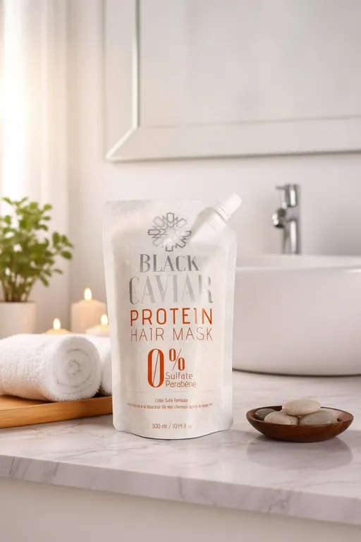 Masque Capillaire Protéine Black Caviar – Soin Réparateur Intensif thumbnail 3