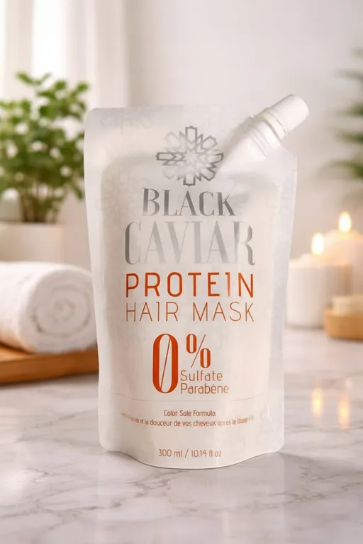 Masque Capillaire Protéine Black Caviar – Soin Réparateur Intensif thumbnail 2