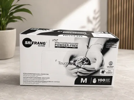 Gant Sritrang Médical Noir Taille M thumbnail 2