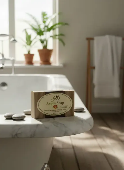 Arka Savon A Lhuile Dargan Pour Visage Et Corps Naturelle 100 % thumbnail 3