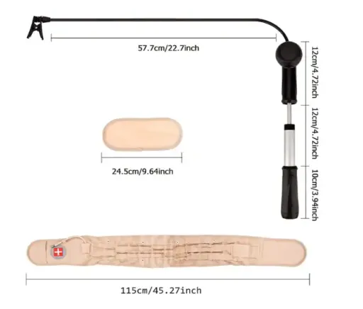 Ceinture Lombaire Gonflable De Décompression – Soutien Du Dos Et Soulagement Des Maux De Dos thumbnail 3