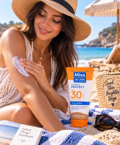 Solaire Dermo Protect Spf 30 – Haute Protection Peaux Sensibles – Enfant & Adulte thumbnail 2