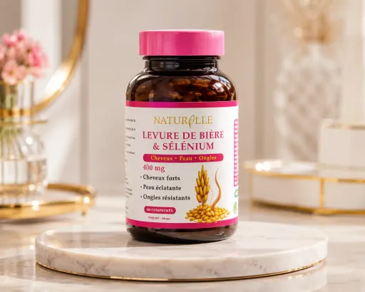 Levure De Bière & Sélénium 400mg – Complément Cheveux, Peau & Ongles thumbnail 1