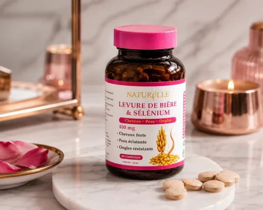 Levure De Bière & Sélénium 400mg – Complément Cheveux, Peau & Ongles thumbnail 2