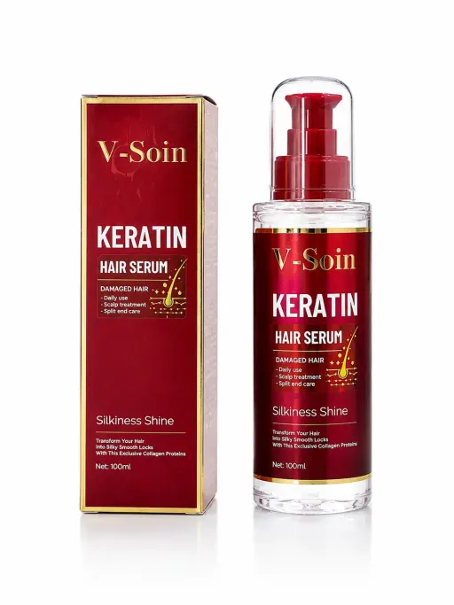 Kératine Haïr Sérum Sérum Capillaire Réparateur À La Kératine Pour Cheveux Abîmés thumbnail 2