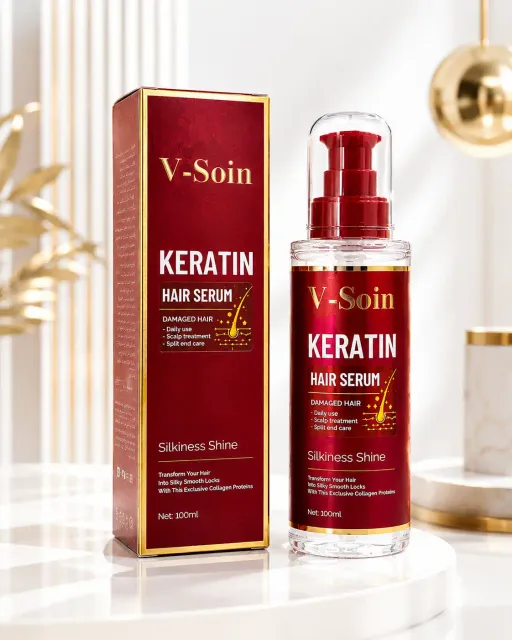 Kératine Haïr Sérum Sérum Capillaire Réparateur À La Kératine Pour Cheveux Abîmés thumbnail 1