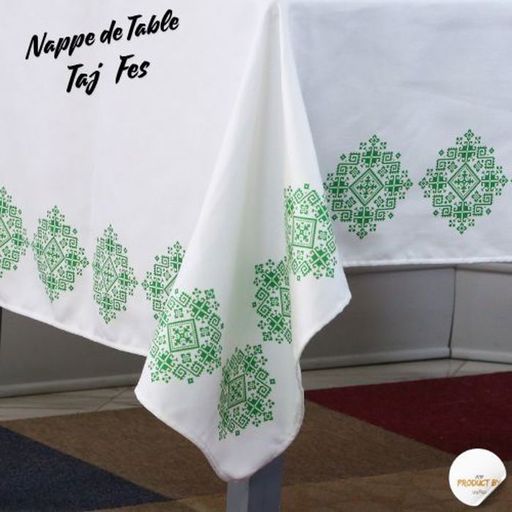 Nappe De Table- Zahrat Fès - Motifs Marocains Authentiques thumbnail 2