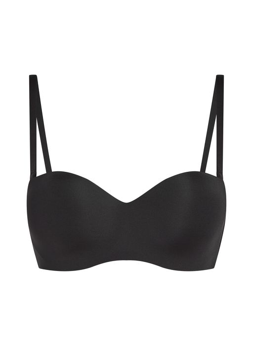 Soutien-gorge Push-up Sans Bretelles À Armatures Préformé Smooth - Noir thumbnail 1