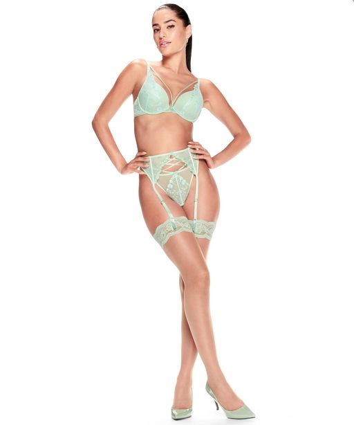 Bas Autofixant 15 Denier Fancy Lace Top thumbnail 1