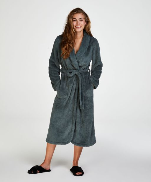 Long Fleece Bathrobe thumbnail 3