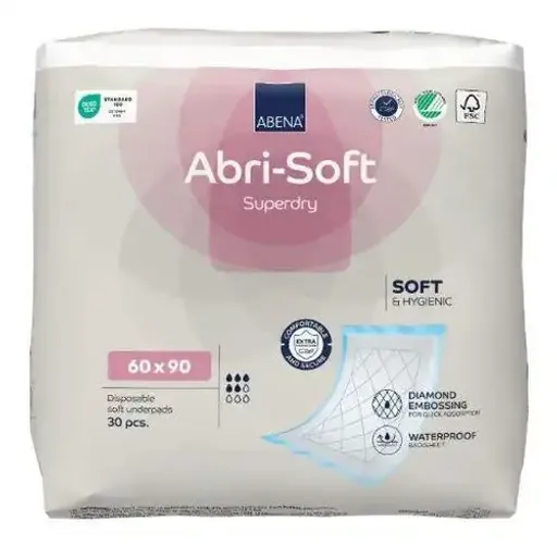 Abri Soft Super Dry 60 X 90 Cm - Carton 4 Paquets (120 Unités) thumbnail 2