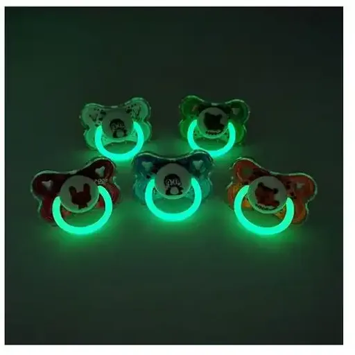 Sucette (orthodontique / Orthodontique Symétrique) En Forme De Papillon Glow In thumbnail 2