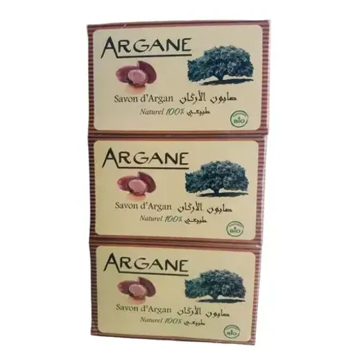 Lot De 3 Savons Naturels À L'huile D'argan - 80 G thumbnail 1