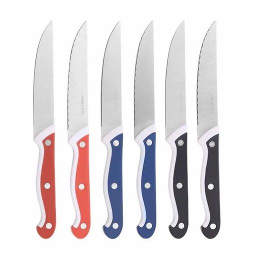 Set De Couteaux De Cuisine 6 Pièces – Lames Inox Ergonomiques Haute Précision thumbnail 2