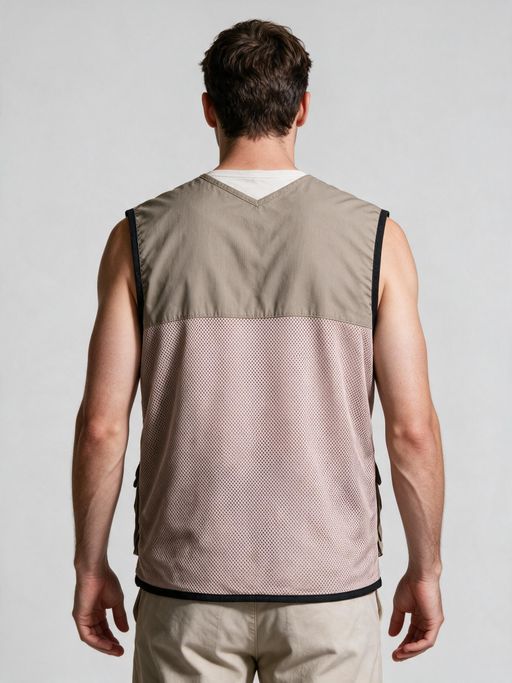 Gilet Tactique Multipoches Style Safari thumbnail 3
