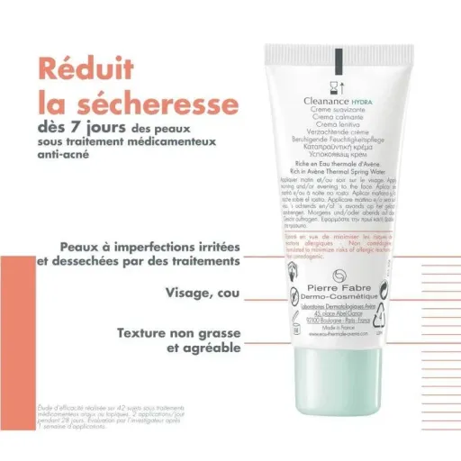 Cleanance Hydra Crème Apaisante - Peaux Fragilisées Post-traitement thumbnail 4