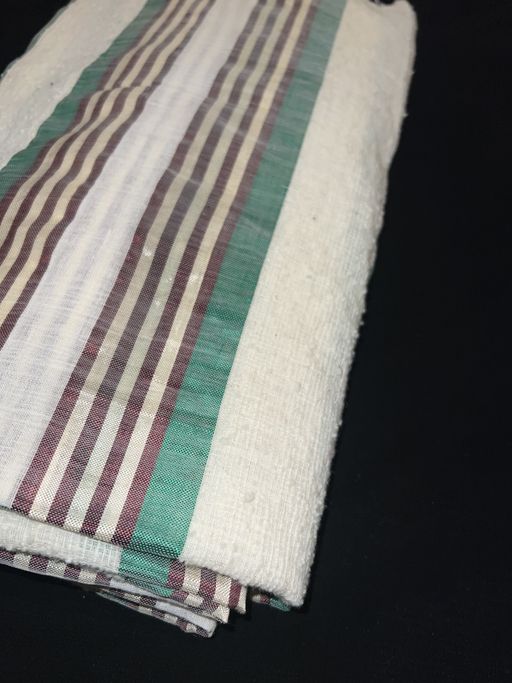 Tissu Bzioui prestige – Bande centrale texturée thumbnail 3