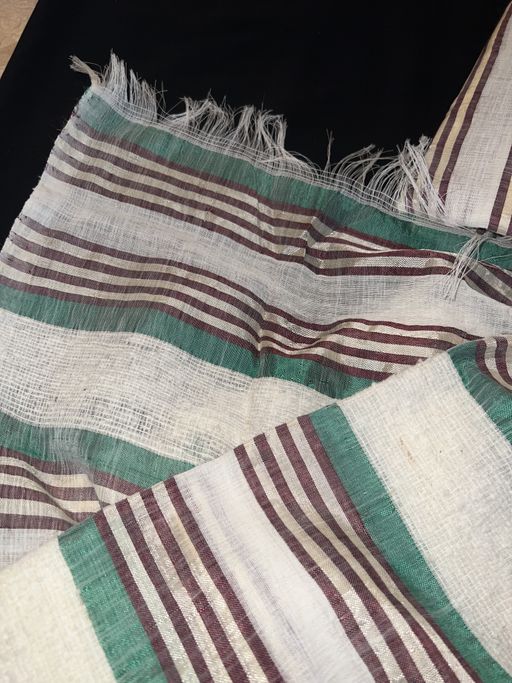 Tissu Bzioui prestige – Bande centrale texturée thumbnail 5